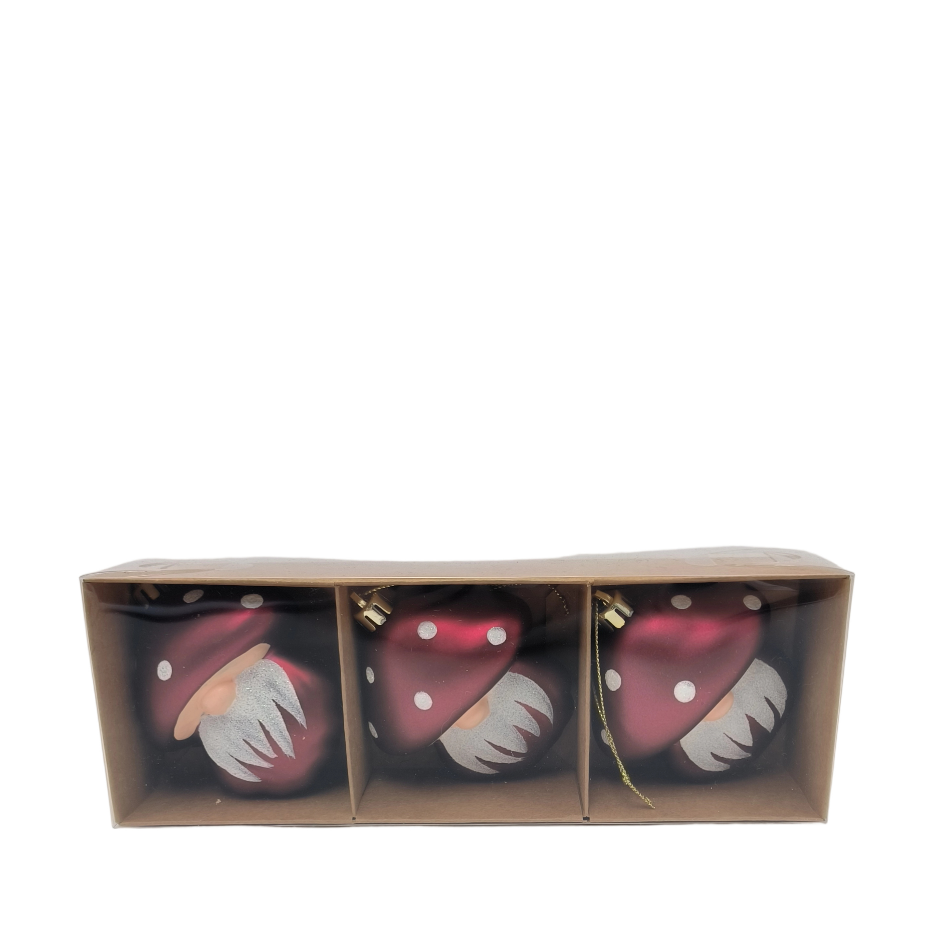 3 Stk. Santa Weihnachtskugeln